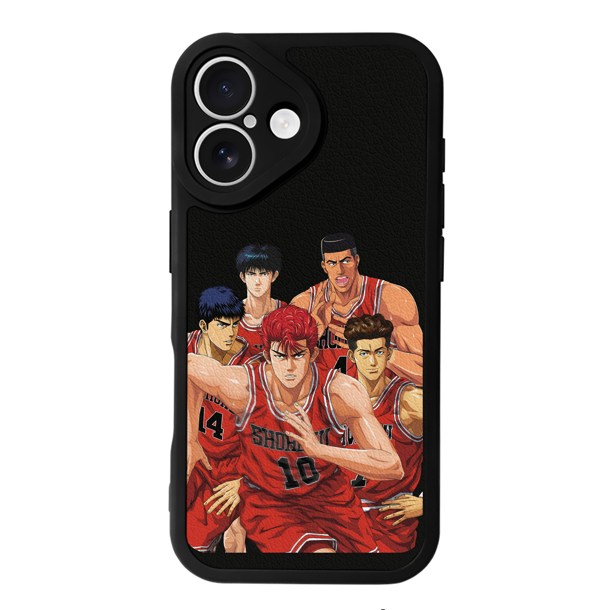 （画像用） SLAM DUNK／スラムダンク 【iPhone 16シリーズ対応】シリコンスマホケース（レザー調） 材質：シリコン